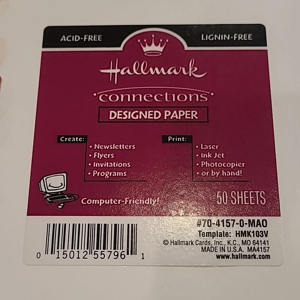 Hallmark Designed Paper